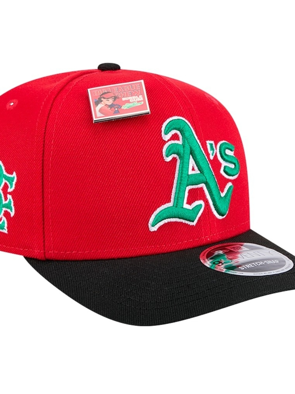 New Era Oakland A's 9SEVENTY Stretch-snap Hat 2024 Big League Chew Collab NWT